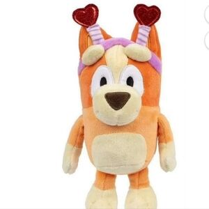 ❤️💘"Smoochy Kiss Bingo" plush toy From Bluey Series W Backpack Clip
